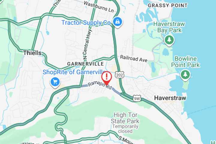 Downed Wires Close Route 202 In Haverstraw