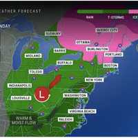 <p>Some parts of the Northeast could see freezing rain or snow Saturday, Dec. 28, into Sunday, Dec. 29.</p>