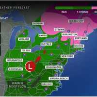 <p>Localized flooding is most likely in areas farthest south from Saturday, Dec. 28, into Monday, Dec. 30.</p>