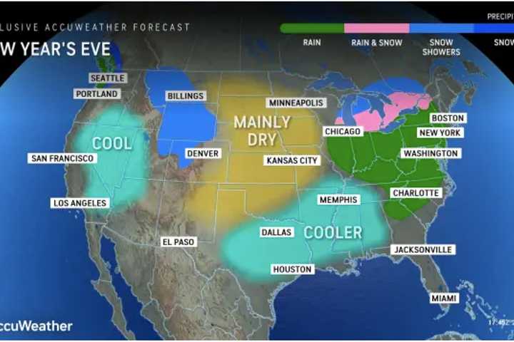 Latest Update: New Year’s Eve Storm To Soak These Areas