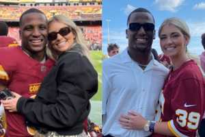 Sideline Proposal: Commanders' Jeremy Reaves Pops Question To GF After Big Victory (VIDEO)