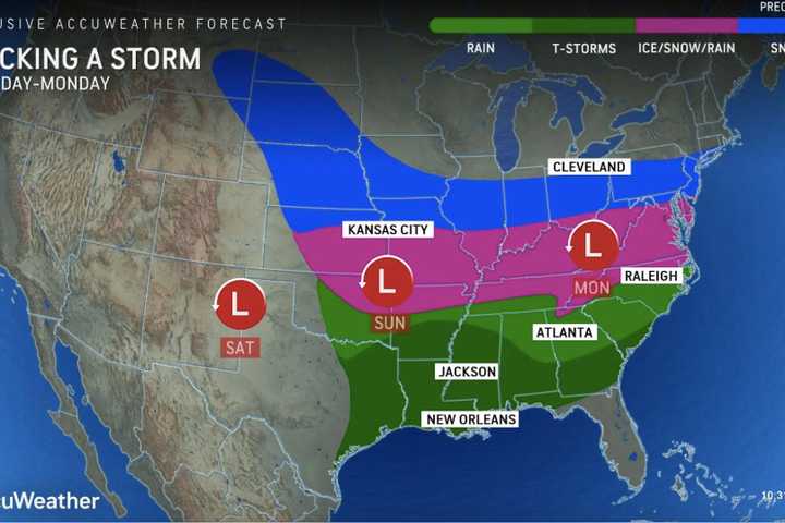 First Snowfall Projections Released For Massive Storm Taking Aim At East Coast