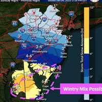 6 To 8 Inches Of Snow Could Fall In Parts Of NJ, PA: Here's The Latest Winter Storm Forecast