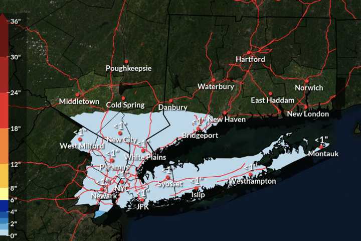 Here's How Much Snow To Expect In Westchester From Massive Storm Barreling East