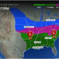 Here's Latest Snowfall Projection Map As Major Winter Storm Nears East Coast