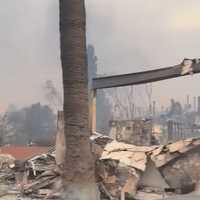 <p>Maria Shriver posted images of the devastation in Los Angeles on Instagram.
  
</p>