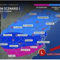 <p>The initial scenario for the storm predicts the heaviest snow moving from the Midwest into the Mid-Atlantic on Friday night, Jan. 10, continuing into Saturday evening, Jan. 11.</p>