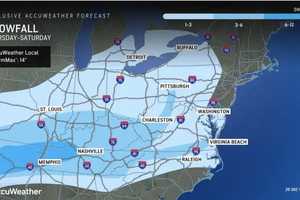 Snowfall Projections Updated For New Winter Storm Set To Hit Northeast