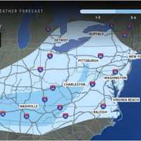 First Snowfall Projections Released For Storm Set To Hit Northeast