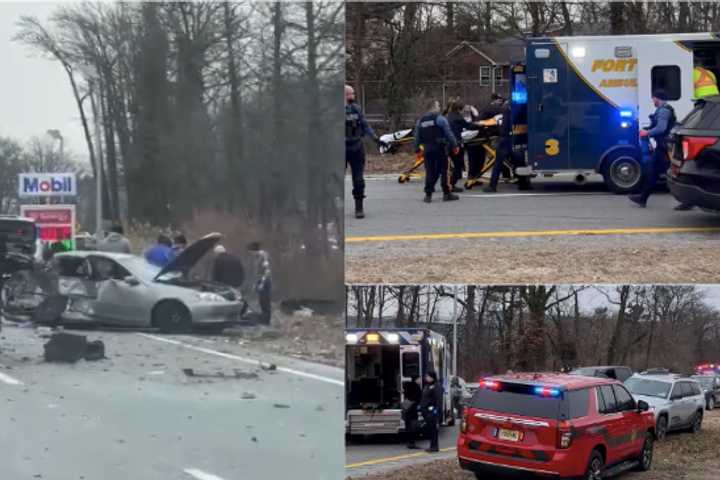 Off-Duty EMT Revives Driver In PIP Crash At NY Border, See His Dashcam Footage