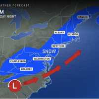 Here's Latest Projected Track, Timing, Snowfall Totals For Nor'easter Taking Aim At Region