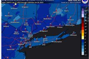 Latest Storm Snowfall Projections: Here's What To Expect In New Haven County