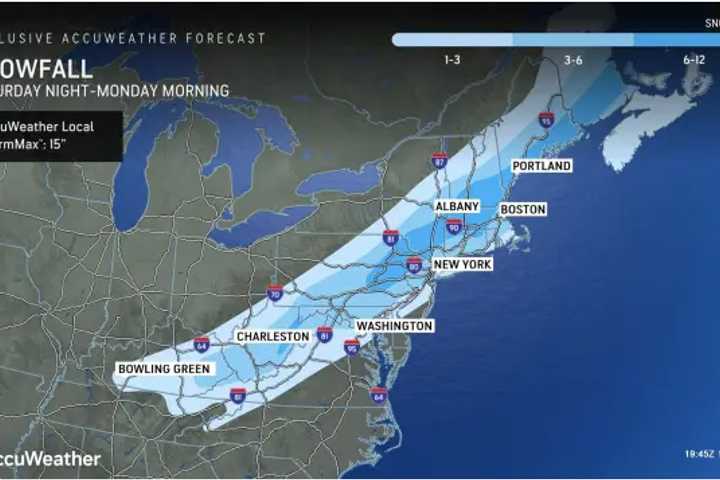 Projected Snowfall Totals Increase As Nor'easter Nears: See Where Up To 12 Inches Is Possible