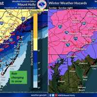 8 Inches Of Snow Could Slam Parts Of North Jersey, NWS Says In Latest Update