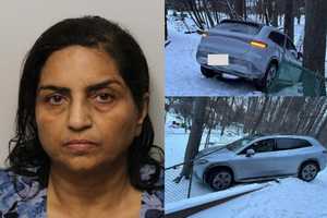 Paramus Mall Shoplifter Sends SUV Through Fence In Ridgewood Ending Police Pursuit: Cops