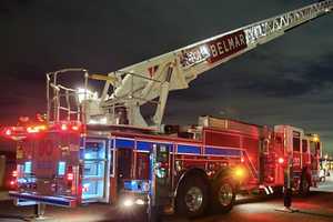 Major Belmar Fire Damages Multiple Structures, Injures Firefighters