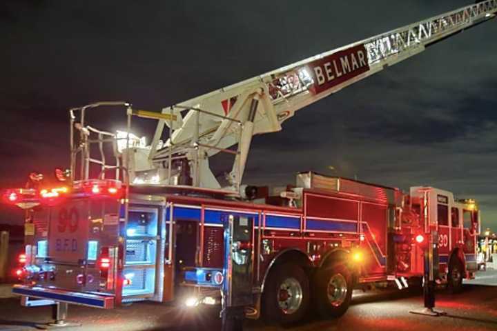 Major Belmar Fire Damages Multiple Structures, Injures Firefighters