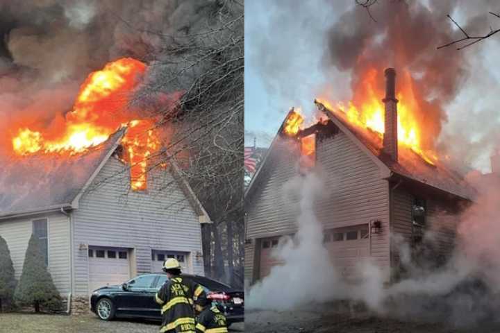 Firefighters Battle Massive Jackson House Fire For Hours