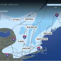 New Snowfall Map: 'First Ice Storm In Years' Will Cause Dangerous Travel For Much Of Northeast