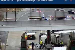 Overturned Truck Closes NJ Turnpike In Secaucus