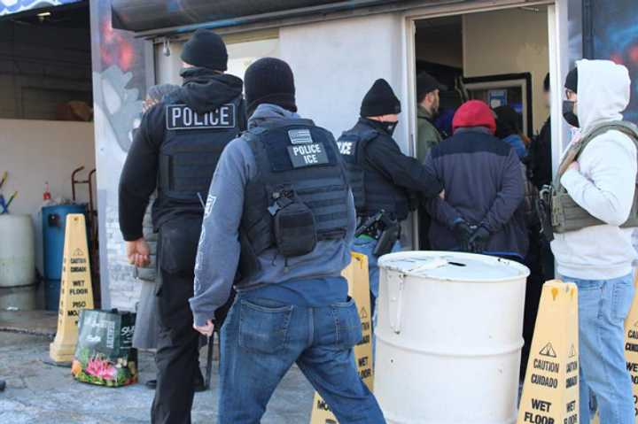ICE agents in Philadelphia this year.