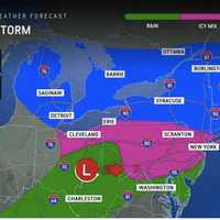 <p>Predicted precipitation types by region for the weekend storm.
  
</p>