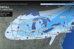 First Snowfall Predictions Released For Weekend Storm Headed To Northeast