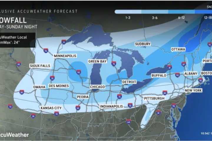 Snowfall Predictions Updated For Accumulation, Locations As Weekend Storm Takes Aim