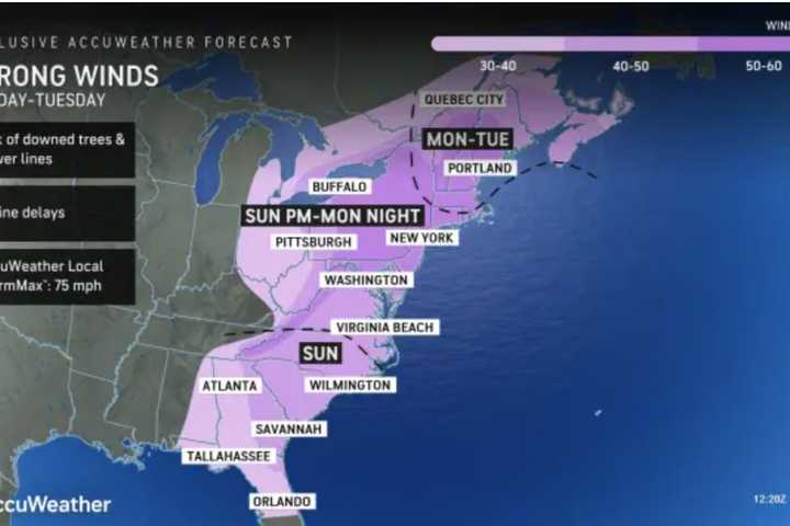 Weekend Storm To Be Followed By 60 MPH Winds That Could Cause Power Outages