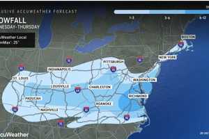 New Midweek Storm Update: Here Are Latest Snowfall Projections As System Heads East