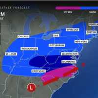 New Snowfall Projections For Midweek Storm: Here's Latest As System Moves East