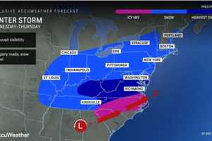 New Snowfall Projections For Midweek Storm: Here's Latest As System Moves East