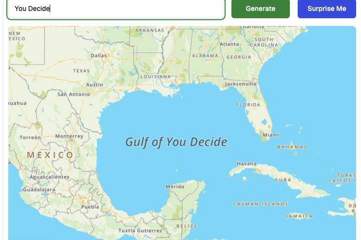 Gulf Of America Or Mexico? Call It Whatever You Want Thanks To This Online Platform