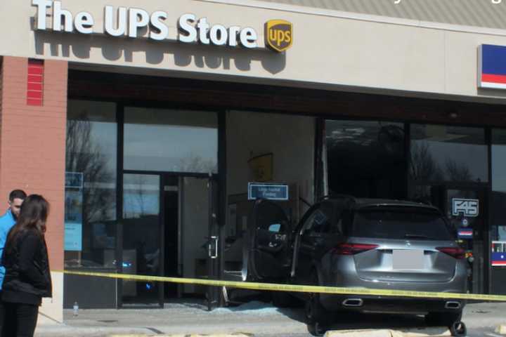 Gas Instead Of Brake: Driver Plows SUV Into Route 17 UPS Store In Paramus (PHOTOS)