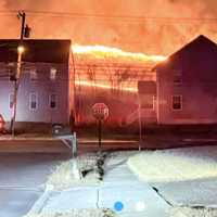 Firefighters Battle Gloucester Township Wildfire