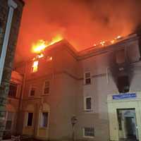 Massive Fire Engulfs Former Asbury Park Church