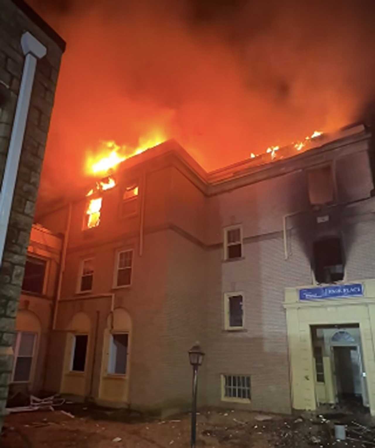 Massive Fire Engulfs Former Asbury Park Church | Neptune-Ocean Grove ...