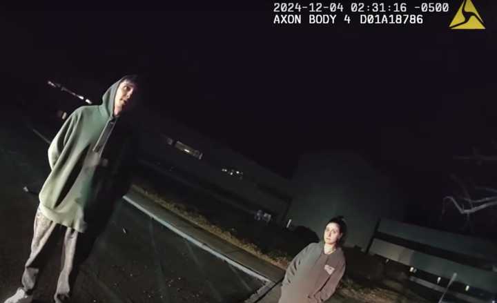  Aaron M. Olmeda and Alexis L. Prager were caught trespassing at the former Vonage headquarters in Holmdel in December.