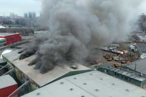 8-Alarm Fire Erupts At Roxbury Trash Transfer Station (DEVELOPING)