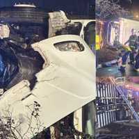 Trapped Box Truck Driver Freed In Wyckoff Rollover Crash: Fire Department