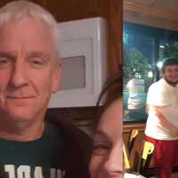 <p>Christopher Cramp and his sons Thomas (far left on the right) and Dave (second from right) were killed by an Amtrak train on Thursday, April 3, officials confirmed.</p>