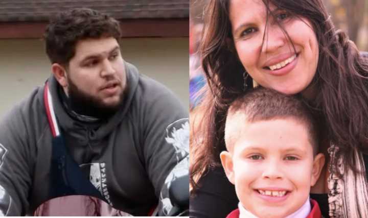 Michael Mendonca-Lopez and his mother, Marta.