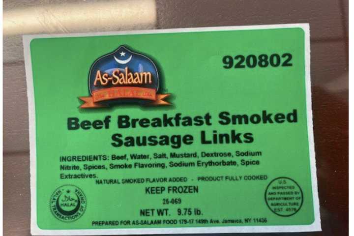 Recall Issued For Meat, Poultry Products Sold In NY