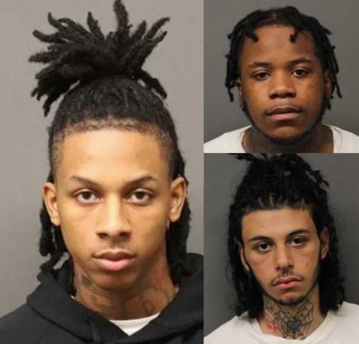 Raheim Maldonado (left), Altamir Thornton (top right), and Jason Amador.