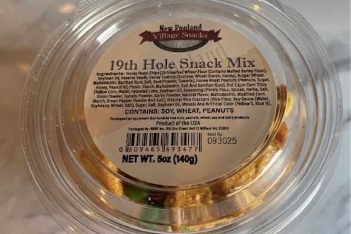Recall Issued For Snack Mix Sold In PA