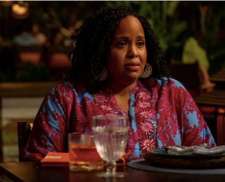 Natasha Rothwell on an episode of Season 3 of HBO's White Lotus.