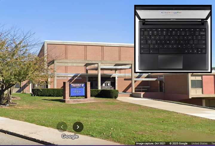 A Belleville High School student has been charged with arson after setting a Chromebook on fire as part of a TikTok challenge.