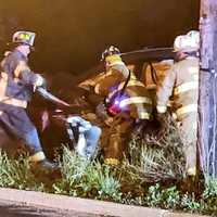 Driver Seriously Hurt In Route 42 Crash That Ruptured Gas Main: Cops
