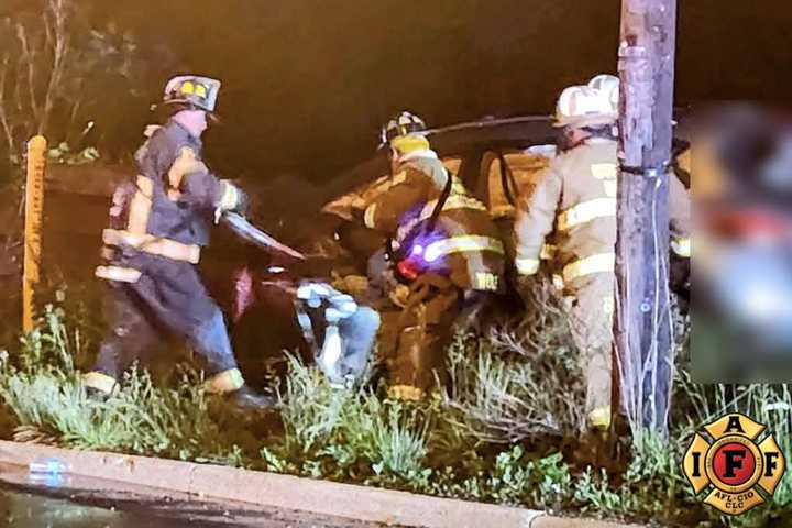 Driver Seriously Hurt In Route 42 Crash That Ruptured Gas Main In Gloucester Twp: Cops