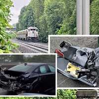 VIDEO: Totaled By A Train, Spotted On The Parkway En Route To Edison — Because, Jersey